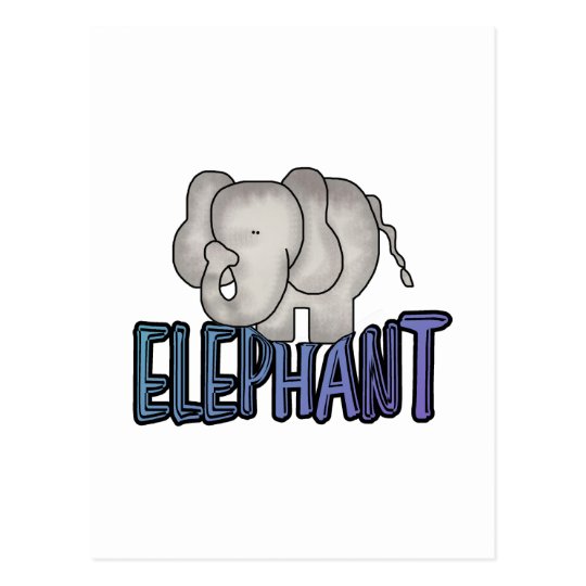 Elephant Tshirts and Gifts Postcard