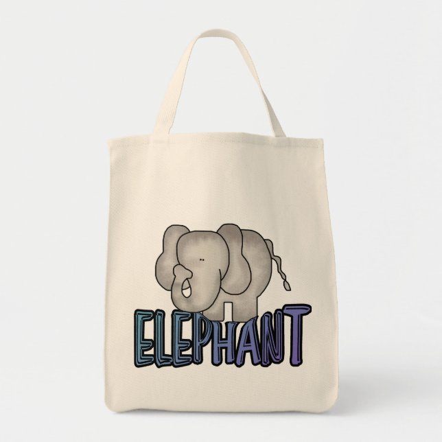 Elephant Tshirts and Gifts Tote Bag (Front)