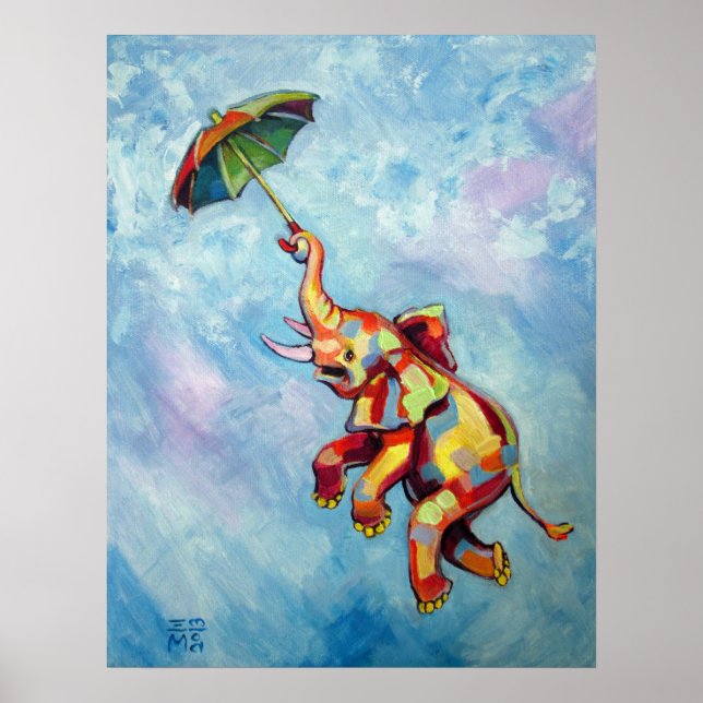 Elephant Umbrella Poster (Front)
