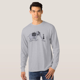 Elephant Upgrade men gray long sleeve T-shirt