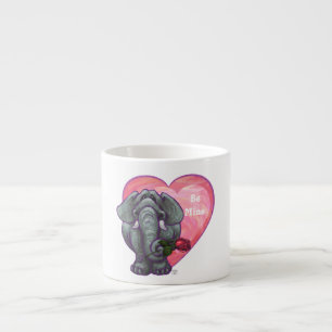 Elephant Valentine's Day Espresso Cup