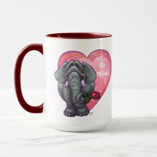 Elephant Valentine's Day Mug