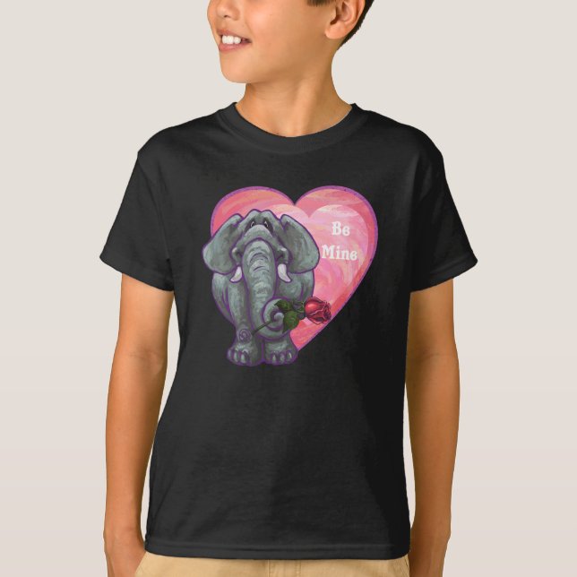 Elephant Valentine's Day T-Shirt (Front)