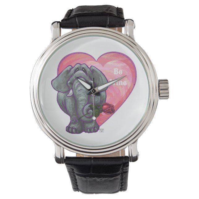 Elephant Valentine's Day Watch (Front)