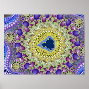 Elephant Valley Mandelbrot Fractal Poster