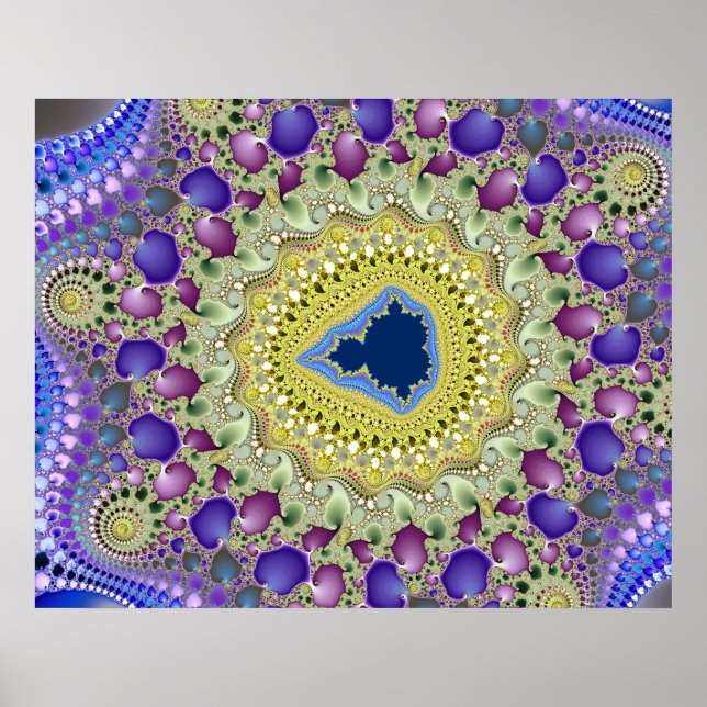 Elephant Valley Mandelbrot Fractal Poster (Front)