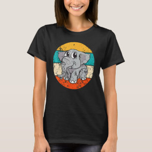 Elephant Vintage Retro T-Shirt