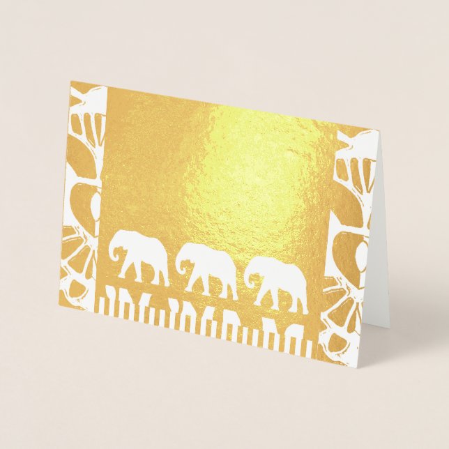 Elephant Walk Foil Card (Front)