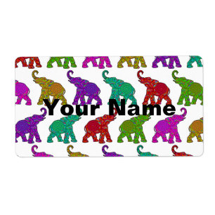 Elephant Walk pattern tiles design + your text