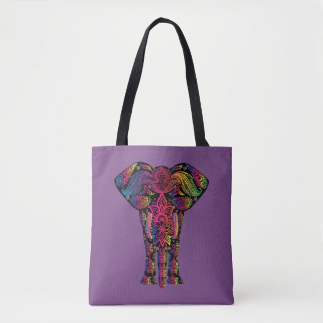 Elephant Walk Tote Bag (Front)
