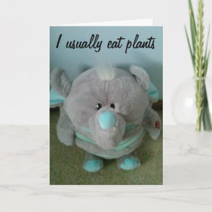 ELEPHANT WANTS "BIRTHDAY CAKE" CARD