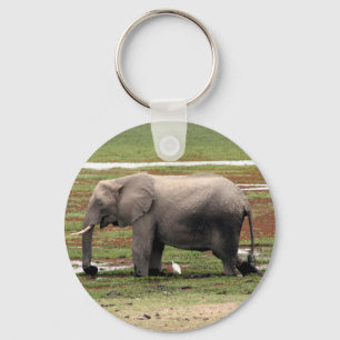 elephant water key ring