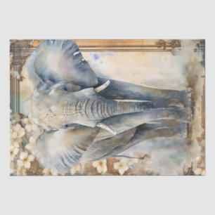 Elephant Watercolor Tissue Paper