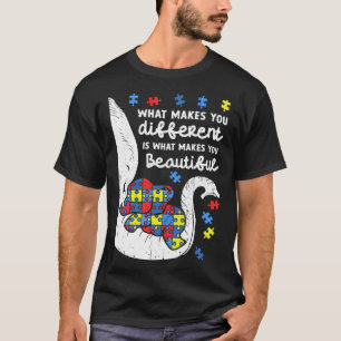 Elephant What Makes You Different Autism Awareness T-Shirt