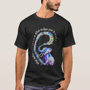 Elephant What Makes You Different Autism Awareness T-Shirt