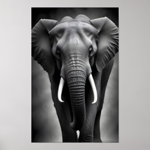 Elephant Wildlife Majestic Nature Life Wallpaper Poster