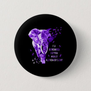Elephant Will Remember For You World Heimerheimer 6 Cm Round Badge