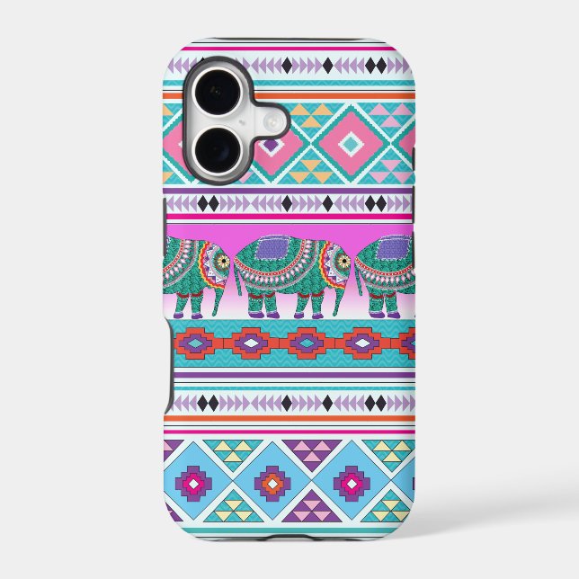 Elephant with Aztec Pattern (Back)
