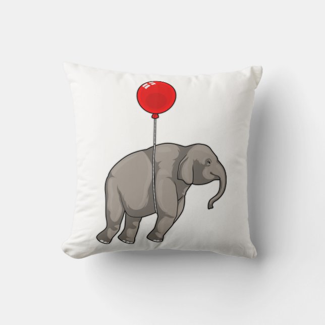 Elephant with Balloon Cushion (Front)