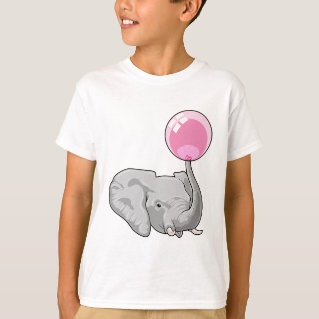 Elephant with Balloon T-Shirt (Front)