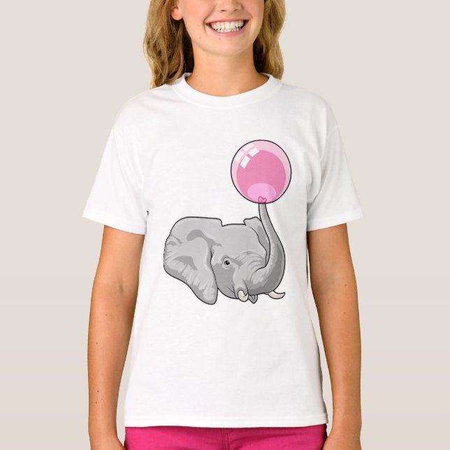 Elephant with Balloon T-Shirt (Front)