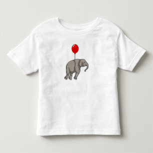Elephant with Balloon Toddler T-Shirt