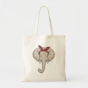 Elephant with Bandana Tote Bag