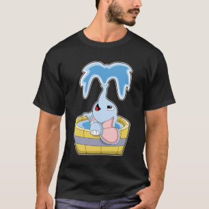 Elephant with Bathtub full of Water T-Shirt