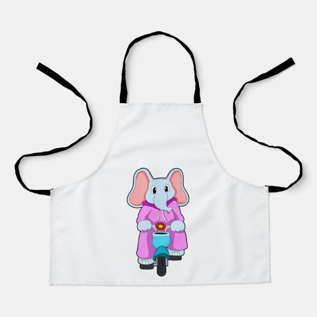 Elephant with Bicycle Apron (Front)
