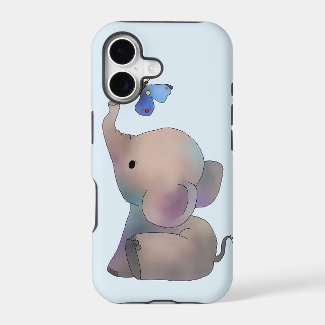 Elephant with butterfly (Back)