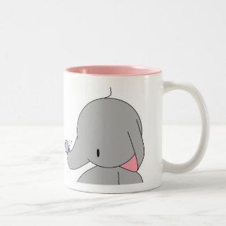 elephant with butterfly mug