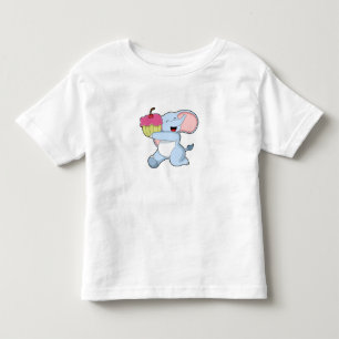 Elephant with Cake Toddler T-Shirt