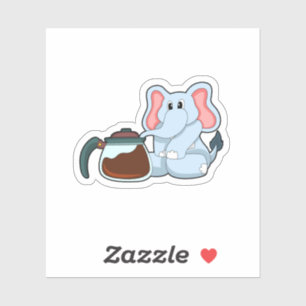 Elephant with Coffee pot