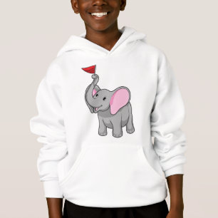 Elephant with Flag