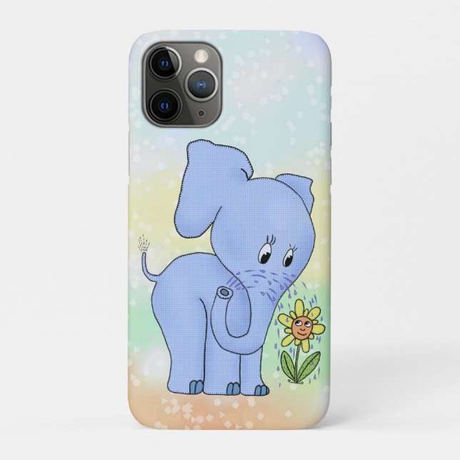 Elephant with flower Case-Mate iPhone case (Back)