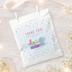 Elephant with Gifts Birthday Party Favour Bags