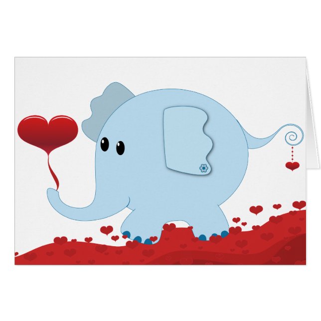 Elephant with hearts-01 (Front Horizontal)