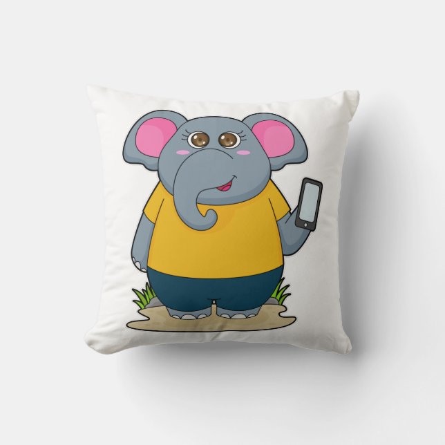 Elephant with Mobile Cushion (Front)