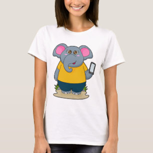 Elephant with Mobile T-Shirt