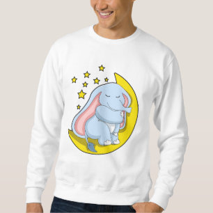 Elephant with Moon and Stars Sweatshirt