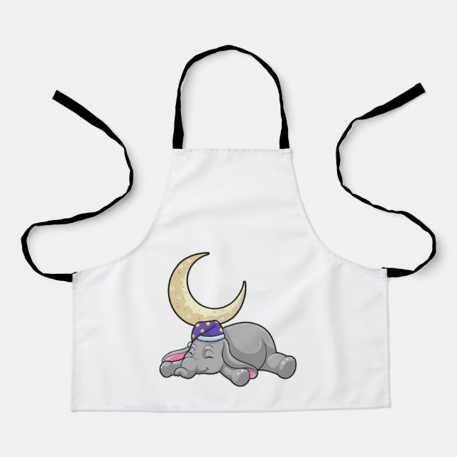 Elephant with Moon Apron (Front)