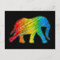 Elephant with Pixels