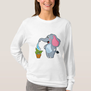 Elephant with Plant T-Shirt