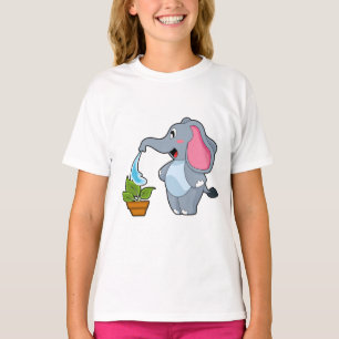 Elephant with Plant T-Shirt