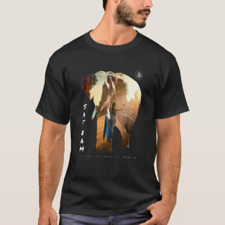 Elephant Woman Indian Views T-Shirt