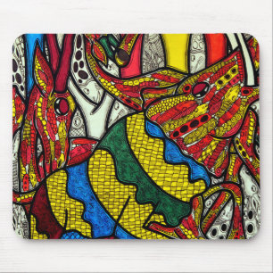 Elephant world mouse mat