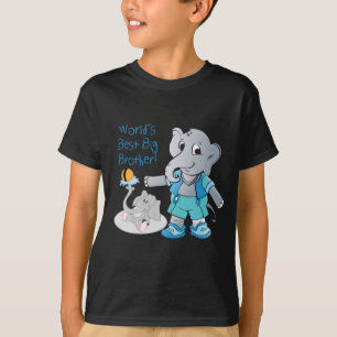 Elephant, World's Best Big Brother T-Shirt