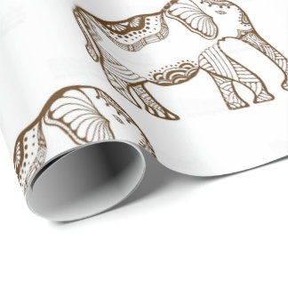 Elephant wrapping paper