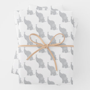 Elephant Wrapping Paper Sheets