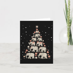 Elephant Xmas Tree Elephant Christmas Tree Marry C Card